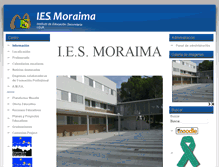 Tablet Screenshot of iesmoraima.com